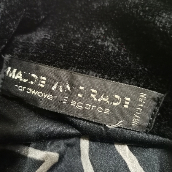 Vintage Maude Andrade Velvet  Jacket - Picture 5 of 6